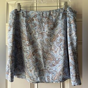 Hollister High Rise Paisley Print Mini Skirt Y2K